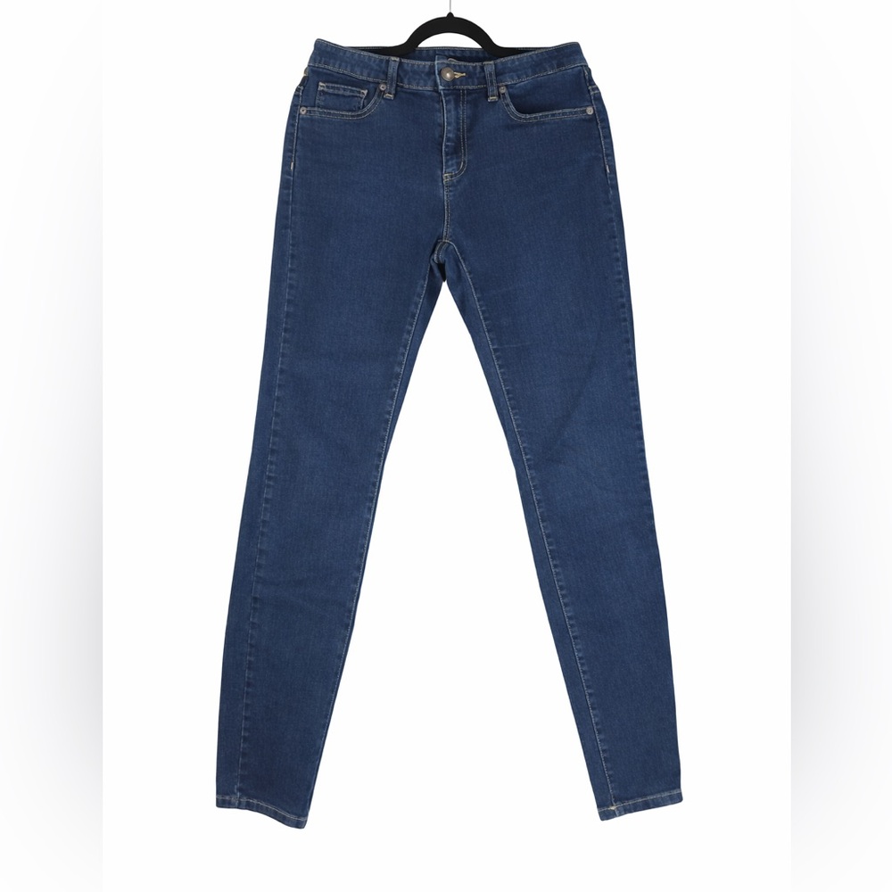 Michael Kors Izzy Skinny Jeans Dark Wash Size 8 Stretch - Picture 2 of 14
